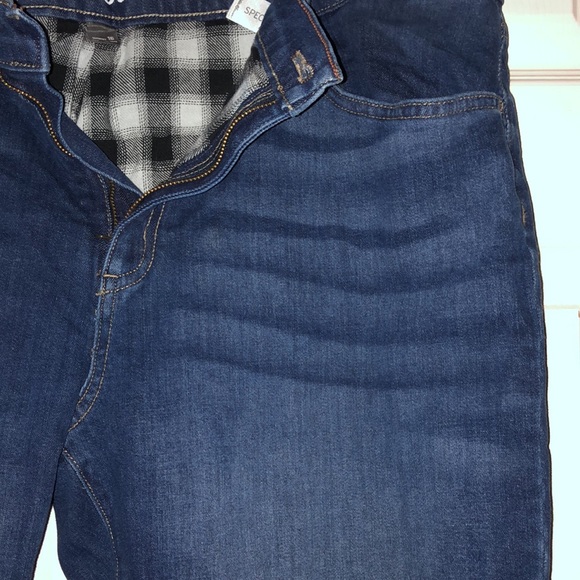 Eddie Bauer woman’s flannel lined jeans - Picture 8 of 10